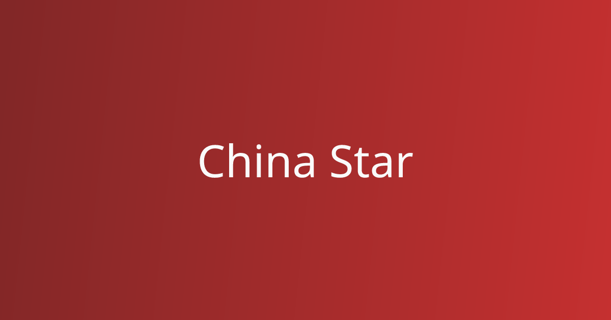 Best Chinese in Santa Rosa, CA China Star Order Online